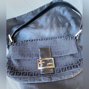 Authentic Fendi mini baguette bag